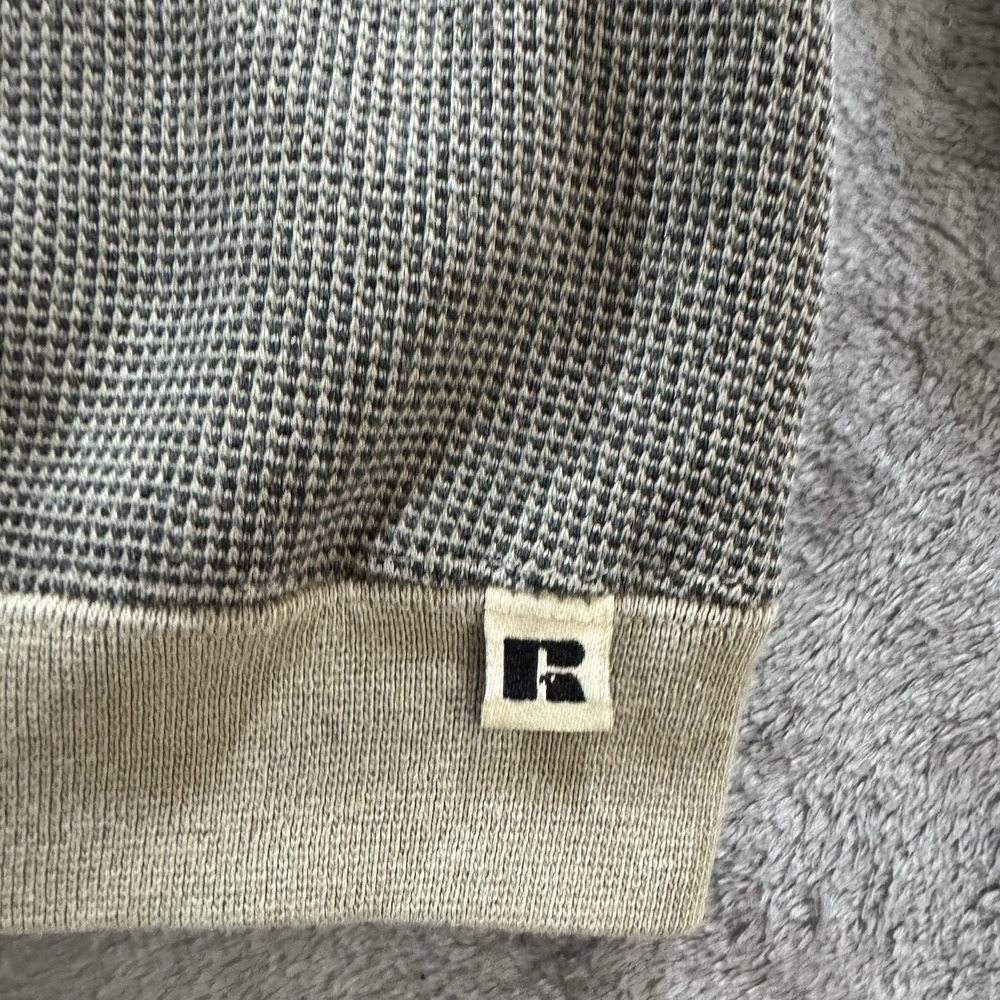 Vintage Russell Athletic Sweatshirt Mens Xl Black Gold Knit Pullover Made In USA - Picture 5 of 12